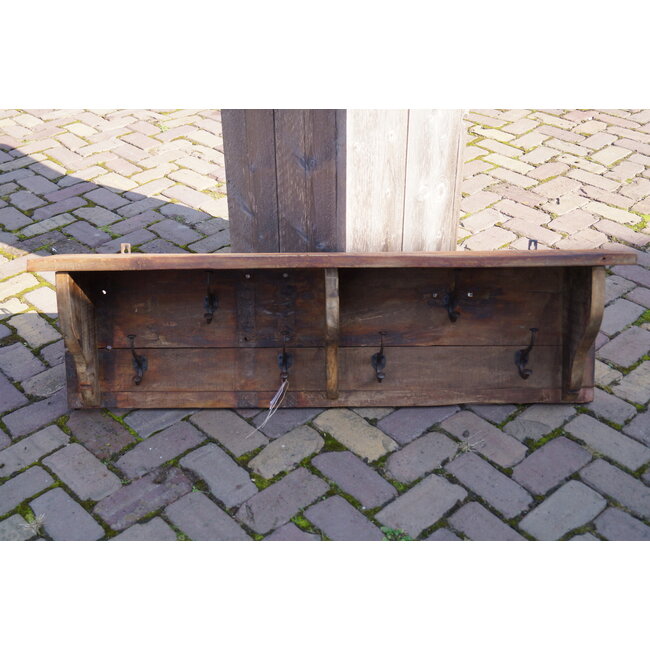 Houten kapstok - regaal - 120 cm  - alleen afhalen/wordt niet verzonden