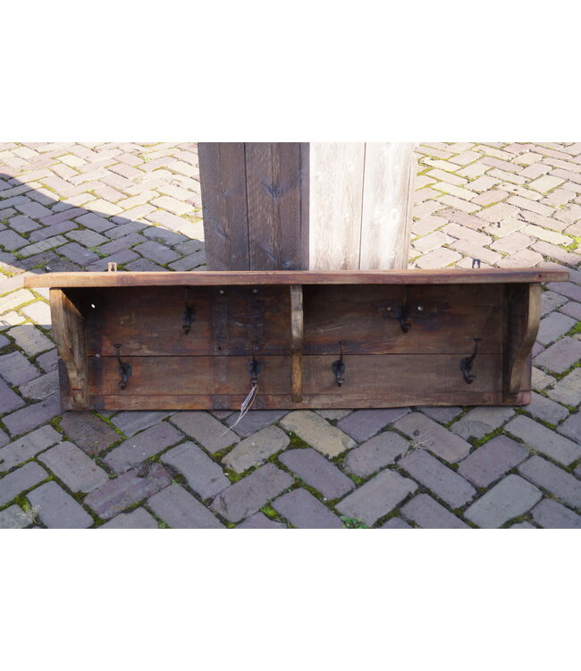 Houten kapstok - regaal - 120 cm  - alleen afhalen/wordt niet verzonden
