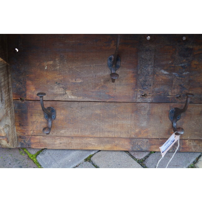 Houten kapstok - regaal - 120 cm  - alleen afhalen/wordt niet verzonden