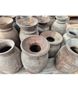 ## Mix - nepalese houten vaas - per stuk