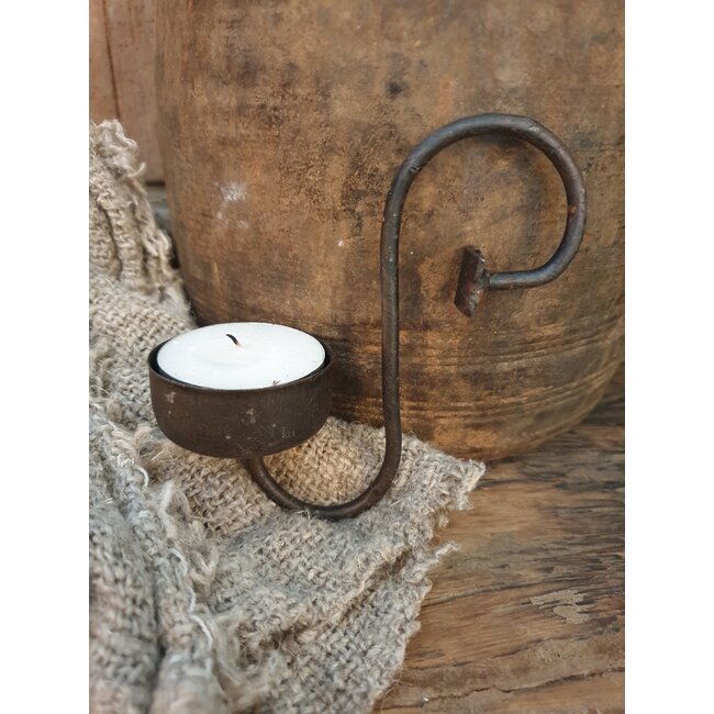 # GG - metalen waxinelichthanger - 10 x 5 x 10 cm