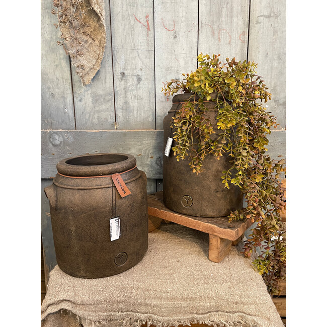 # Vase Coulogne Majestic Brown S D.26 H.26