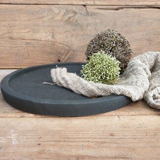 Still # 3170 - Plate L BS - 38 x 3 cm - excl. deco - Black Series
