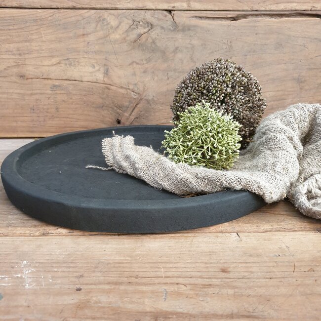 Still # 3170 - Plate L BS - 38 x 3 cm - excl. deco - Black Series