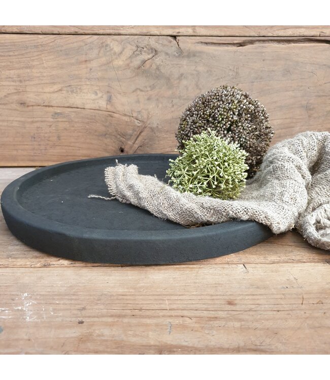 Still # 3170 - Plate L BS - 38 x 3 cm - excl. deco - Black Series
