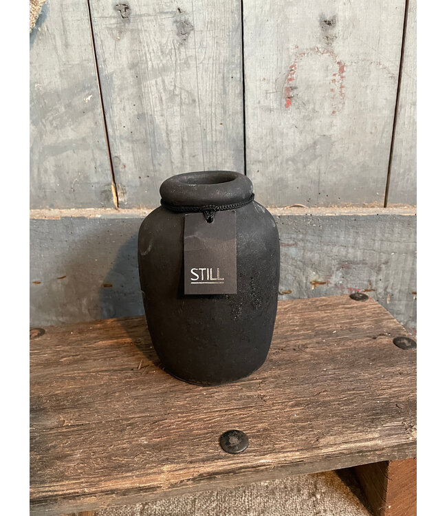 Still 3180 - Small Bottle High BS - Ca. 9 D x 15 H cm - Black Series