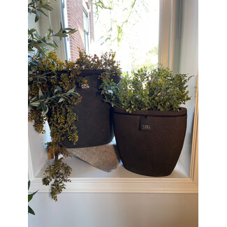 Still Alleen afhalen - 48064 - Oval Line XL Dark Brown - 45 x 20 x 45