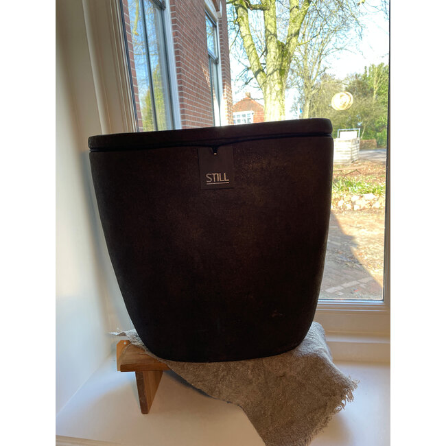 Still # Alleen afhalen - 48064 - Oval Line XL Dark Brown - 45 x 20 x 45