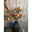 ## Kunst bloem "Bundle Cascadias" amber zijde 40cm