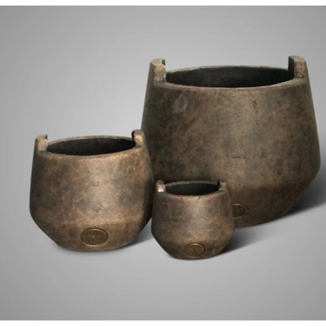 # Planter Basic Majestic Brown D.25 H.22 - grootste