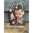 # Decobordje - perzikbloesem - 21 x 15 x 4 mm