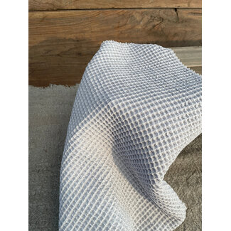 Katoenen wafeldoekje licht grijs 40×40