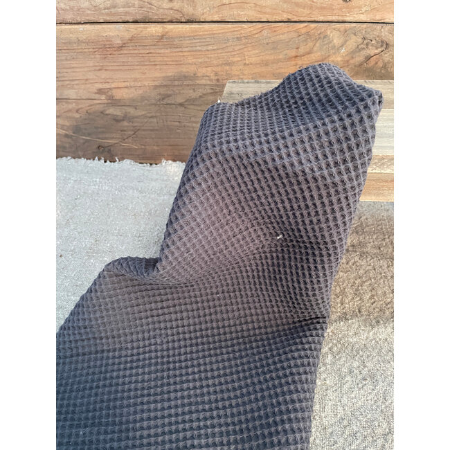 # Katoenen wafeldoekje grijs 40×40