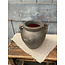 # Bloempot met oren - aardewerk - ca. 21 x 21 x 21 cm
