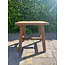Houten kruk/tafel ca. 40 x 40 x 40 cm