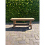 Houten bank - met plank onder - ca. 100 x 25 x 45 cm