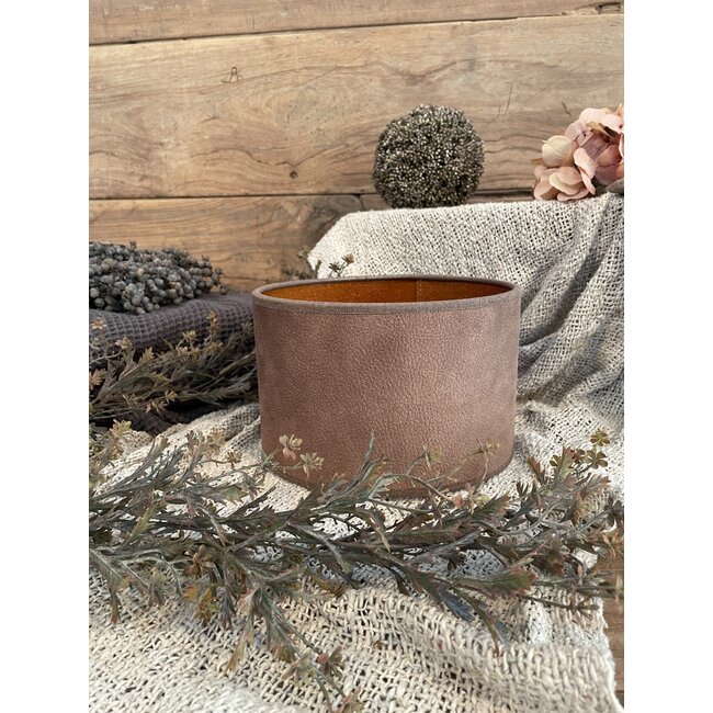 2026 - KKL - lampenkap - bruin croco -  20 x 13 cm - per stuk