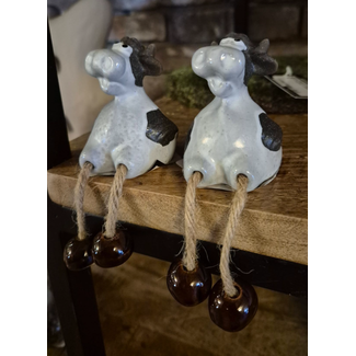 Countryfield ## wordt niet verzonden - Koe bungelend feet Twan S veelkle-L5,7B5,4H6,6CM - per stuk