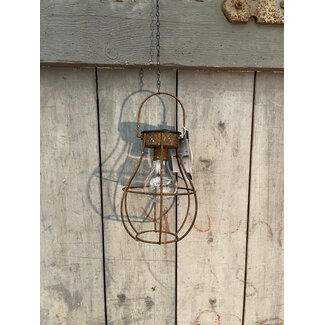 Countryfield # Solarlamp Lomax - Solar tuinverlichting op zonne-energie - Tuinlamp - Roestig uiterlijk - 50 cm