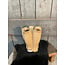 Countryfield # Tulpvaas - beige - aardewerk - 16 x 16 x 20 cm
