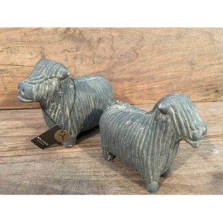 ## wordt niet verzonden - Scottish Highlander hooglander Majestic Vintage D.19 H.14 - achterste - grootste - per stuk