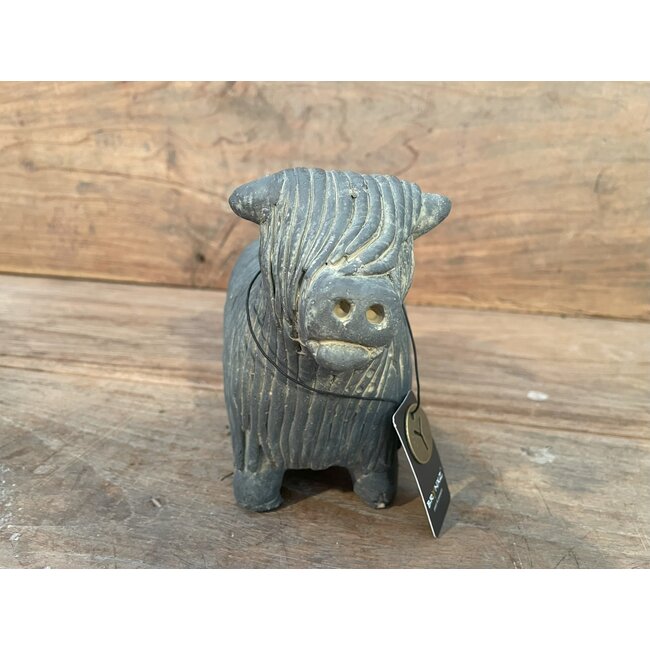 wordt niet verzonden - Scottish Highlander hooglander Majestic Vintage D.19 H.14 - achterste - grootste - per stuk