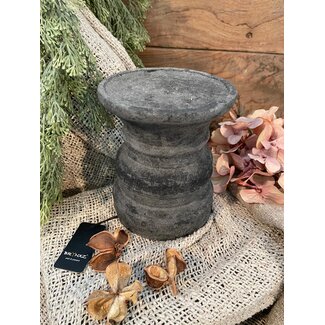 # Afgeprijsde artikelen verzending eigen risico # Candleholder So Special BRYNXZ Stone Black M D.10 H.15