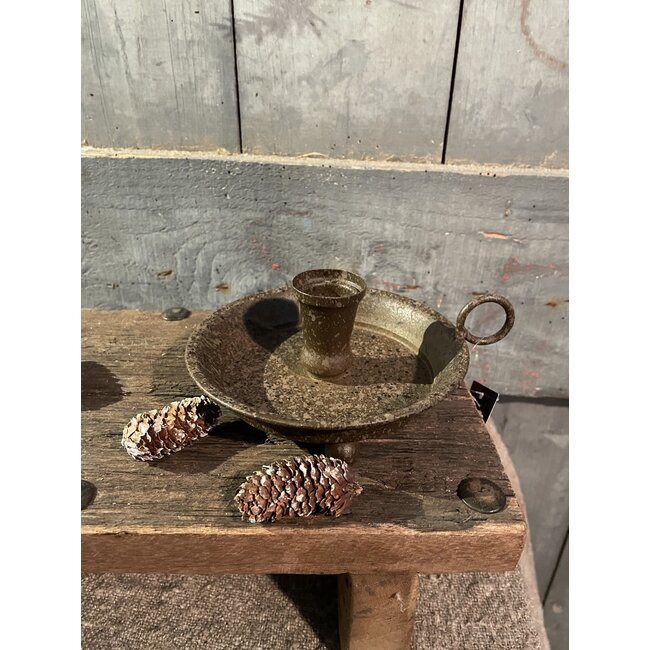 Countryfield # Kandelaar ro Keled roest-L13B15H6,5CM