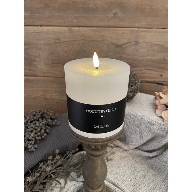 Countryfield Stompkaars rustiek Ø10CM LED ro Lyon S wit-L10B10H10CM