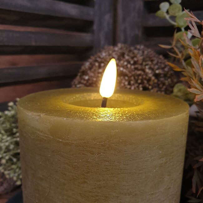 Countryfield # Stompkaars rustiek Ø10CM LED ro Lyon S l.groen-L10B10H10CM