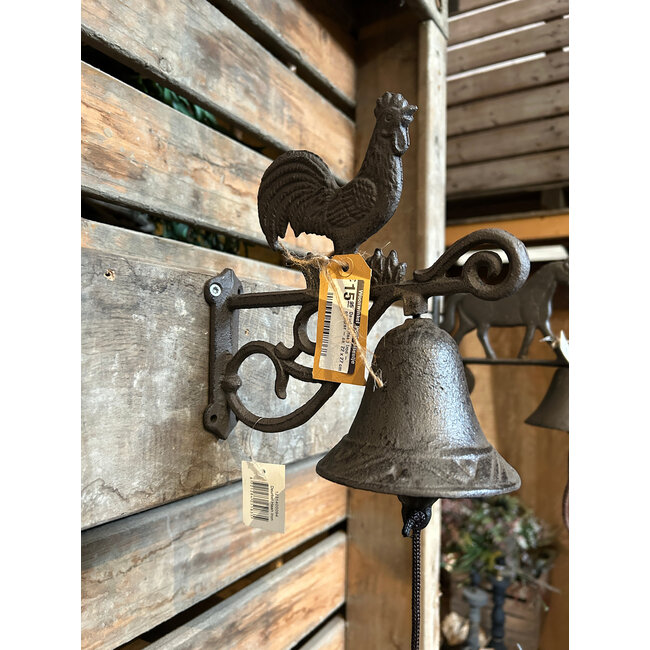 # Deurbel Haan Iron - gietijzer - ca. 22 x 27 cm