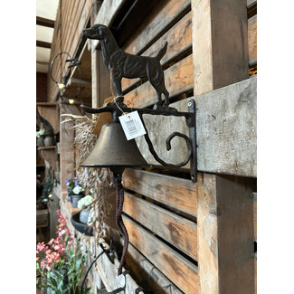 # Deurbel hond Iron - gietijzer - ca. 22 x 27 cm