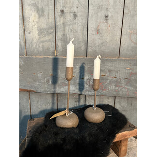 Countryfield # Kandelaar Evie M messing-L8B8H20CM