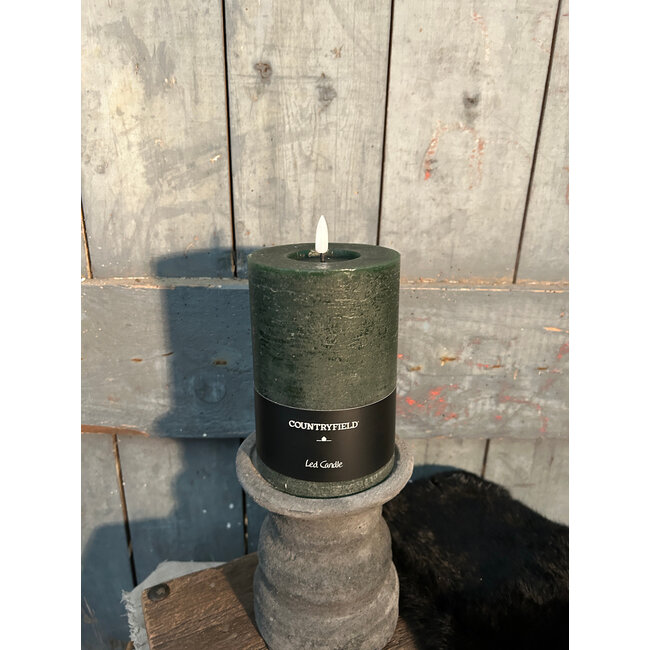 Countryfield Stmpkrs Ø10CM LED Lyon M d.groen-L10B10H15CM