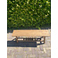 # Houten bank - met rek onder - ca. 120 x 25 x 50 cm
