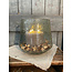 Countryfield # Vaas - bubbelglas - taps - ca. 30 x 30 x 25 cm