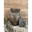 # Mix - Houten pot met deksel - 17 x 32 cm - per stuk - kleur kan iets afwijken