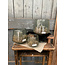 Countryfield # Vaas - bubbelglas - taps - ca. 27 x 27 x 23 cm
