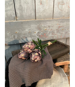 Countryfield @ Bundel van 3 artichokken - paars - 35 cm