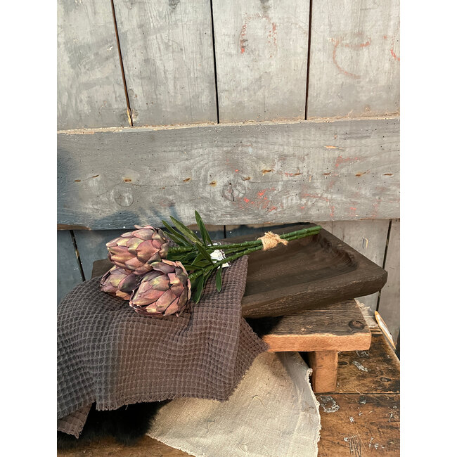 Countryfield Bundel van 3 artichokken - paars - 35 cm