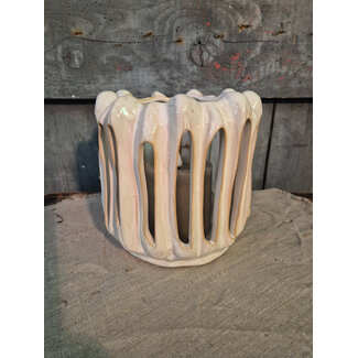 Countryfield # Windlicht - aardewerk - 16 x 16 x 16 cm