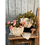Countryfield # Bloempot - aardewerk - ovaal - ca. 30 x 18 x 20 cm
