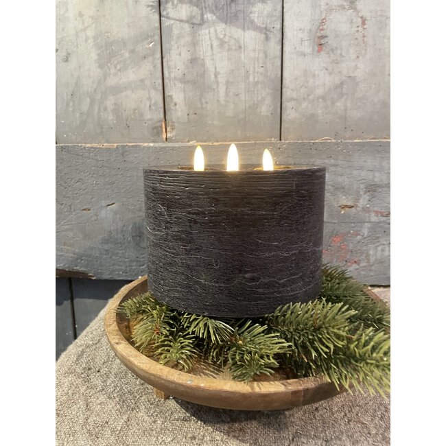 Countryfield # Stompkaars Ø15CM LED ro Lyon M zwart-L15B15H12,5CM