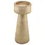 # Aardewerk kaarsenstandaard beige 10x10x25cm