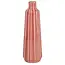 # Aardewerk vaas stripes pink 15x15x39cm