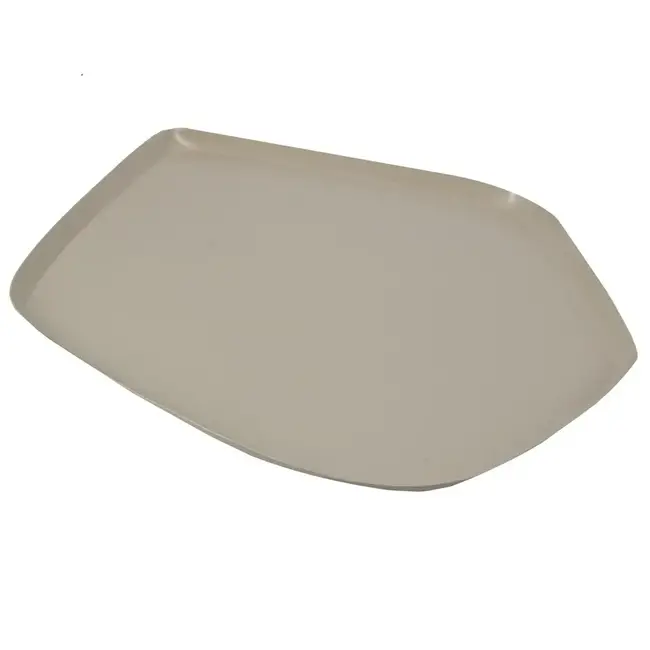 # Metalen dienblad organisch sand 40x41x2cm