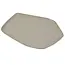 # Metalen dienblad organisch sand 40x41x2cm