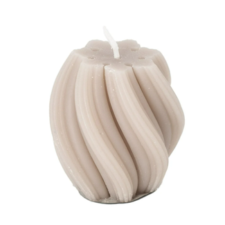 Stompkaars soya twist beige - 5,5x5,5x5,5cm