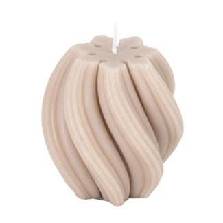 Stompkaars soya twist beige - 7,6x7,6x8,5cm