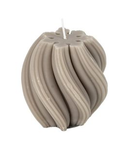 Stompkaars soya twist taupe - 	7,6x7,6x8,5cm